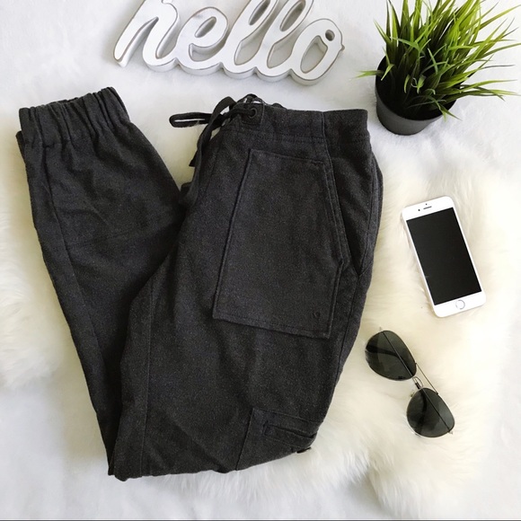 Anthropologie Pants - ANTHROPOLOGIE HEI HEI Gray Drawstring Jogger pants